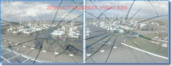 Imagen de vista previa de la cámara web Westeraccumersiel - Yachtclub Accumersiel